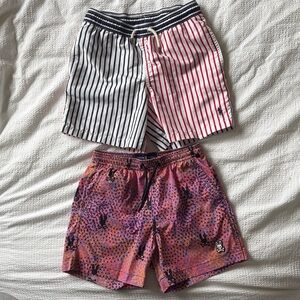 Big Boy Swim Shorts trunks bundle Polo + Psycho Bunny